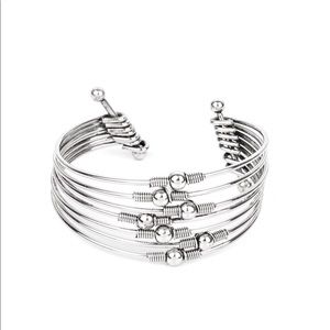 💥3/$15💥 Industrial Intricacies - Silver Cuff Bracelet